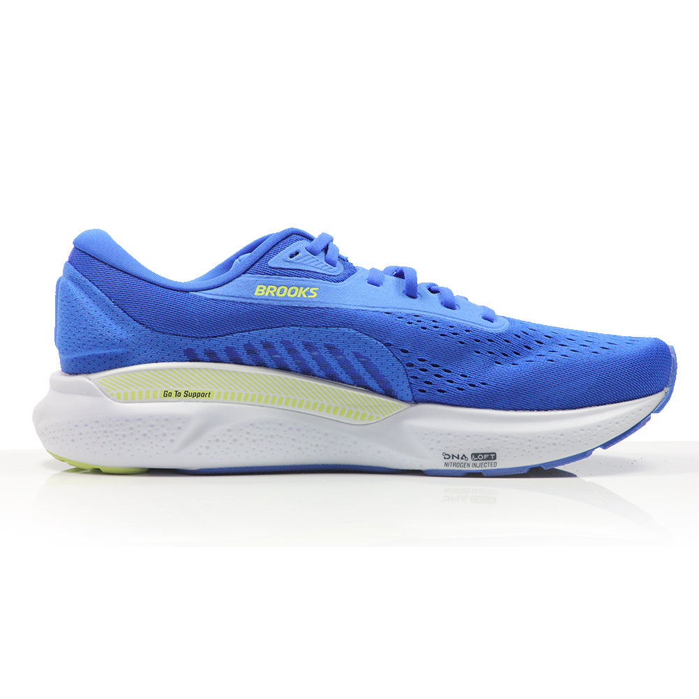 Brooks Adrenaline GTS 24 Men's Wide Fit Running Shoe - Cobalt/Neo Yellow/Peacoat