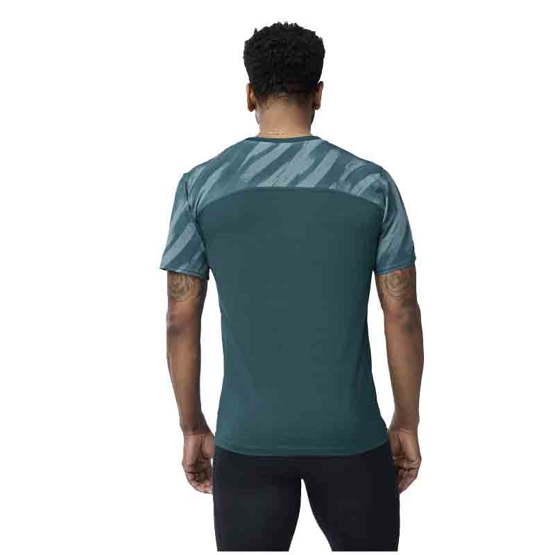Brooks Atmosphere 3.0 Short Sleeve Men's Running Tee - Ultra Print/Deep Sea
