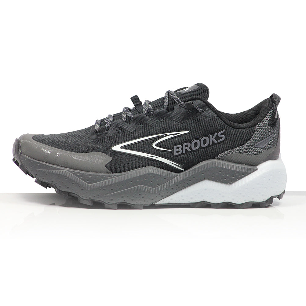 Brooks Caldera 8 Men's Trail Shoe - Black/Blackened Pearl/White – The ...