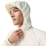 Brooks Canopy Reflective Men's Running Jacket - Reflective Wordmark Bone