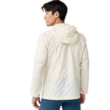 Brooks Canopy Reflective Men's Running Jacket - Reflective Wordmark Bone