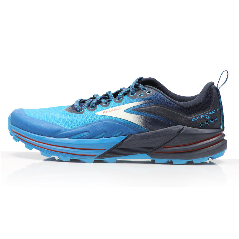 Brooks Cascadia 16 Men's Trail Shoe - Peacoat/Atomic Blue/Rooibos