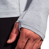 Brooks Dash Half Zip 2.0 Men's Running Top - Htr Stone