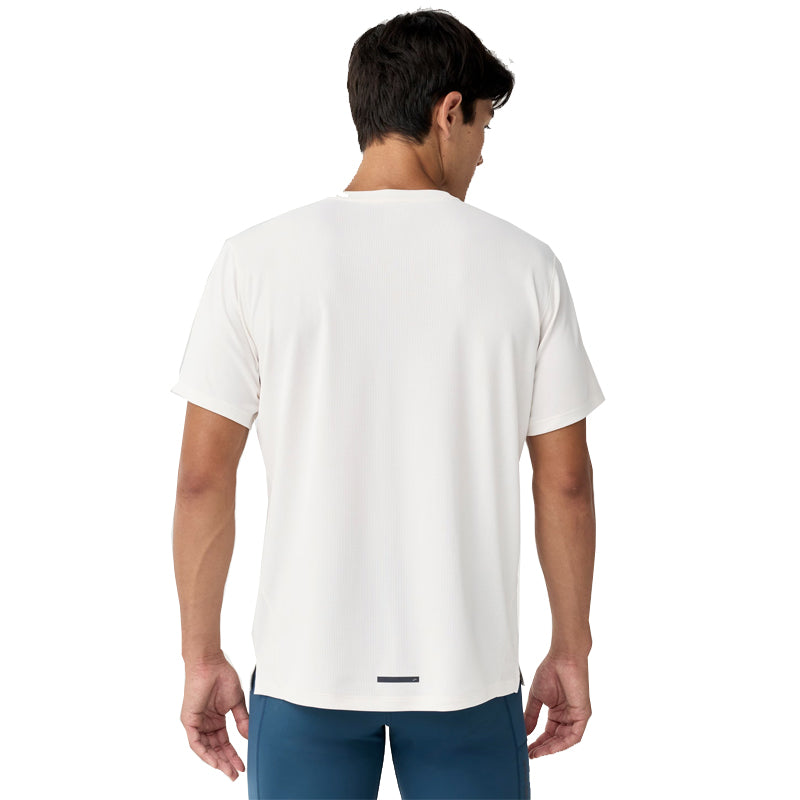 Brooks Dash Reflective Men's Running Short Sleeve Tee - Bone/Reflective