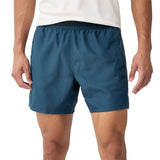 Brooks Dash Reflective Men's Running Short - Reflective Wordmark Indigo