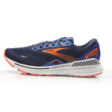 Brooks Adrenaline GTS 23 Men's Running Shoe - Peacoat/Orange/Surf the Web