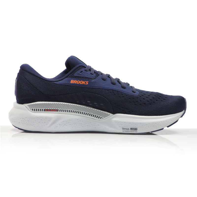Brooks Adrenaline GTS 24 Men's Running Shoe - Peacoat/Orange/White