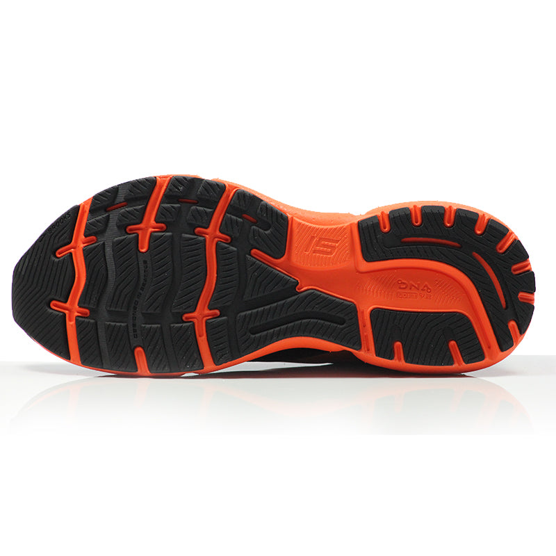 Brooks Ghost 15 Men's Running Shoe - Black/Yellow/Red