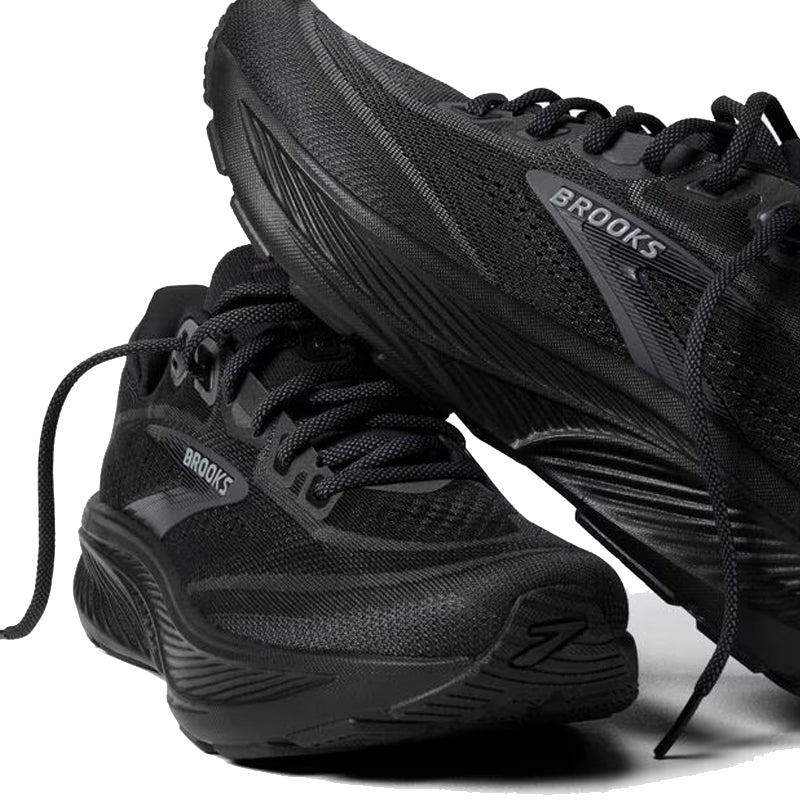 Brooks Ghost 18 Men's Wide Fit Running Shoe - Black/Black/Ebony