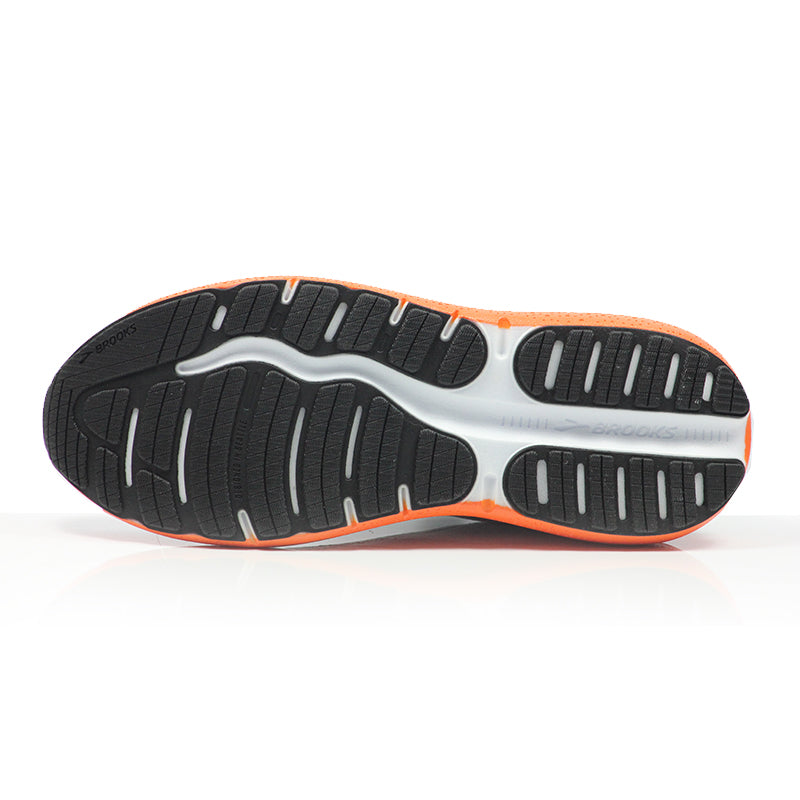Brooks Ghost Max 2 Men's Running Shoe - Oyster Mushroom/Orange/Teal