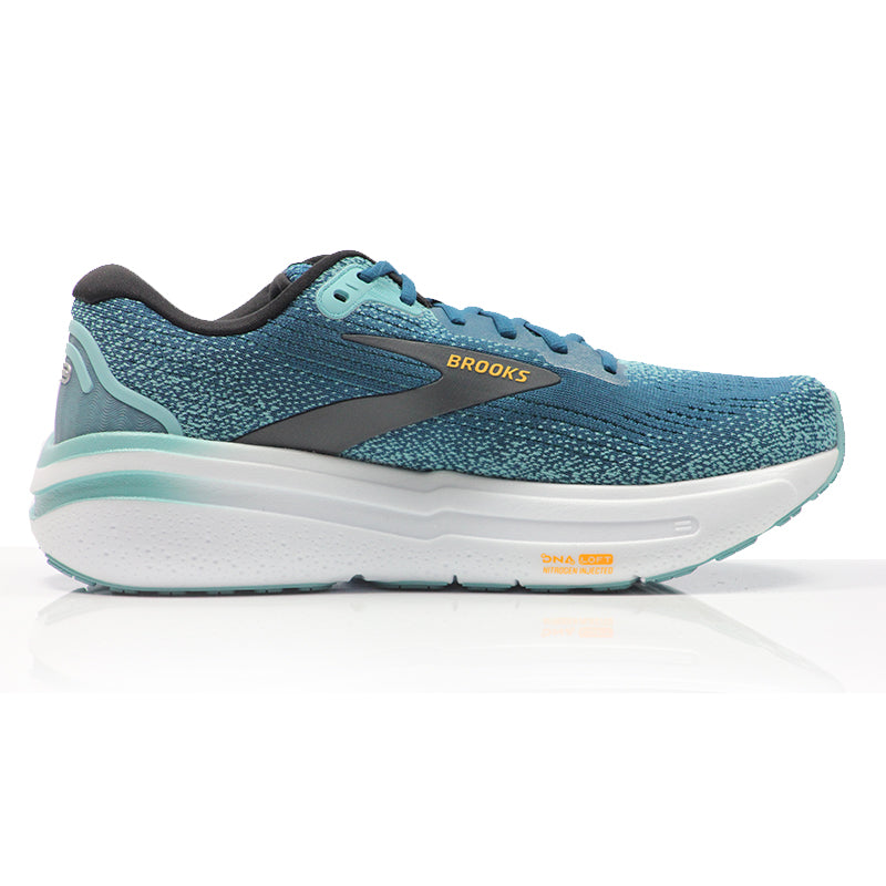Brooks Ghost Max 2 Men's Running Shoe - Moroccan Blue/Aqua/Orange Pop