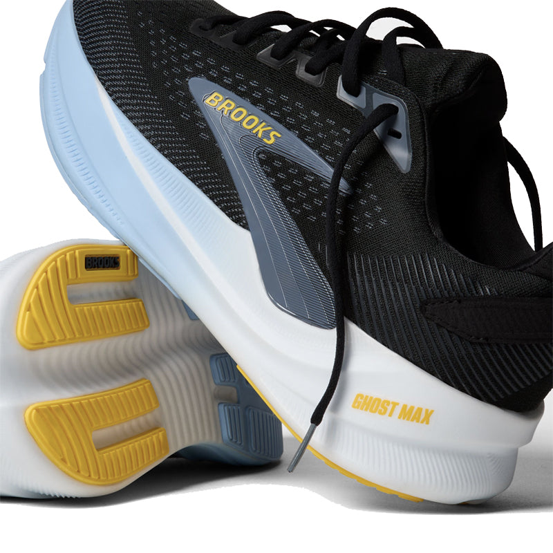 Brooks Ghost Max 4 Men's Running Shoe - Black/Folkstone/Open Air