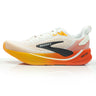 Brooks Ghost Max 4 Men's Running Shoe - White/Orange/Red