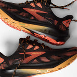 Brooks Ghost Trail Men's Trail Shoe - Black/Red/Orange