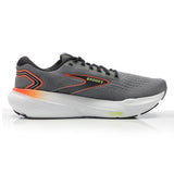 Brooks Glycerin 21 Men's Running Shoe - Grey/Mandarin Red/Green