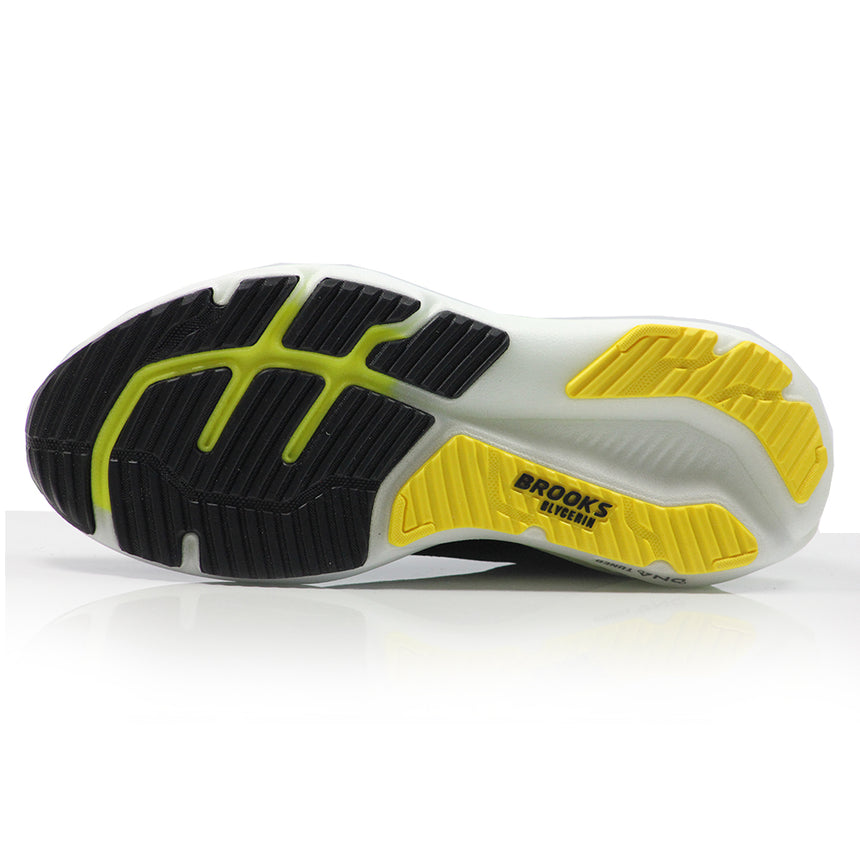 Brooks Glycerin 23 Men's Running Shoe - Black/Cyber Yellow/Nightlife