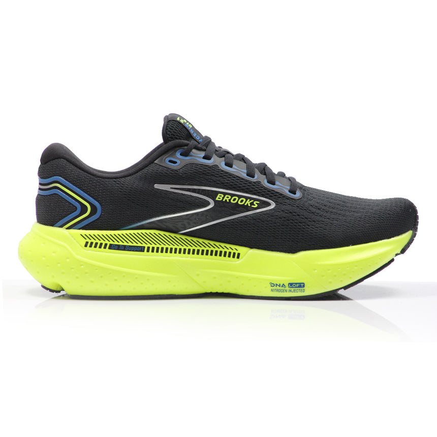 Brooks Glycerin GTS 21 Men's Running Shoe - Black/Blue/Nightlife