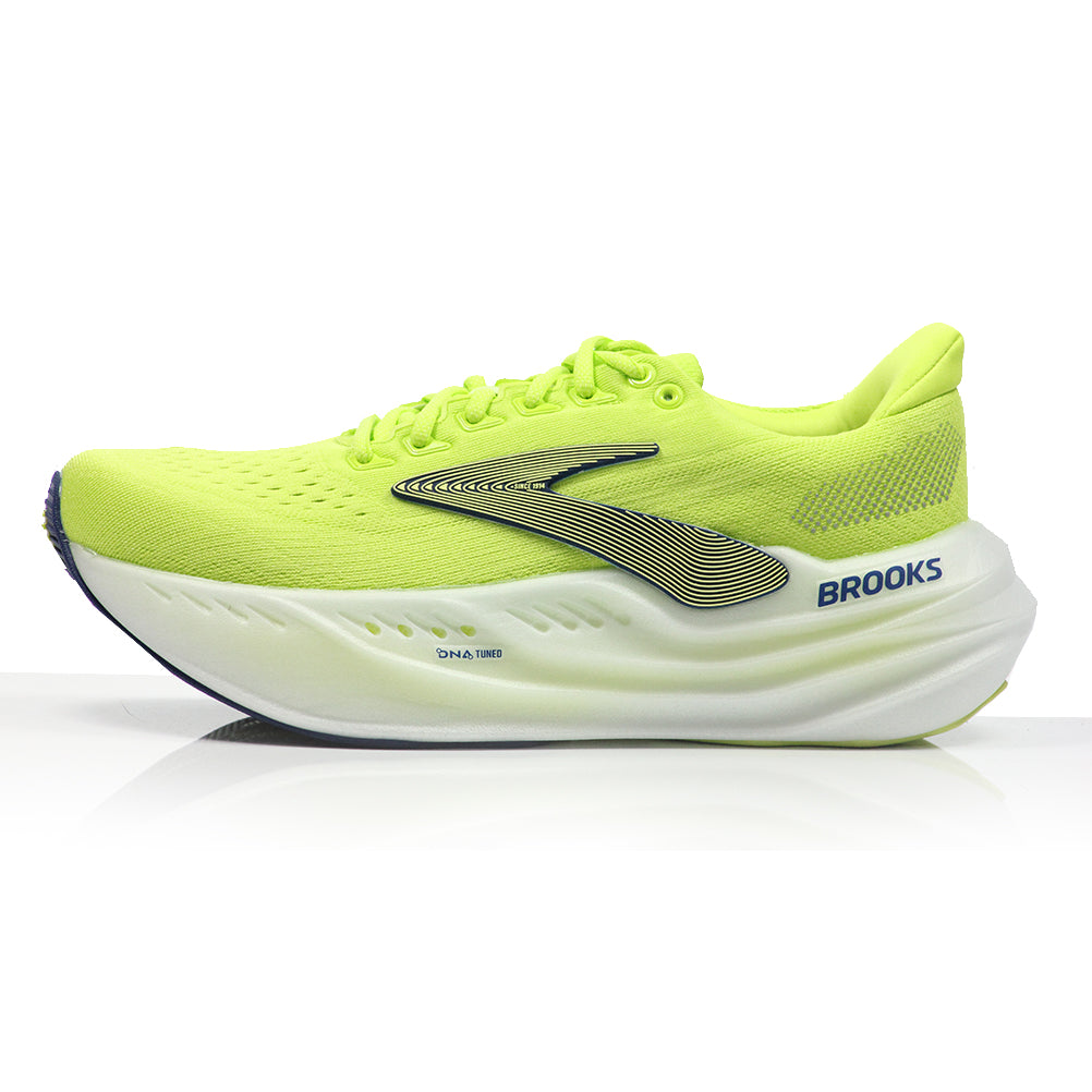 Brooks Glycerin Max Men's Running Shoe - Lime/Navy Peony/White