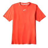 Brooks High Point Short Sleeve Men's Running Tee - Flame