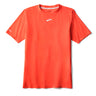 Brooks High Point Short Sleeve Men's Running Tee - Flame
