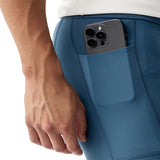 Brooks Thermal Reflective Men's Running Tight - Indigo/Reflective