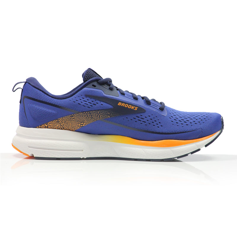 Brooks Trace 3 Men's Running Shoe - Blue/Peacoat/Orange