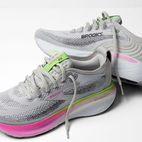 Brooks Womens Adrenaline GTS 25 1Grey CUST WHT 4