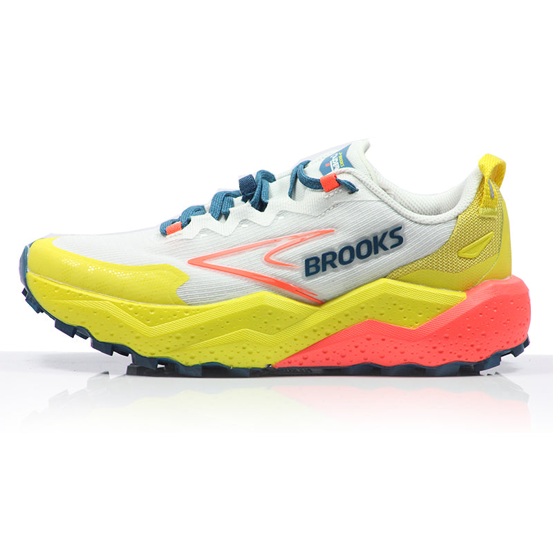 Brooks Caldera 8 Women's Trail Shoe - Blue/Quince/Flame