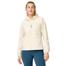 Brooks Canopy Reflective Women's Running Jacket - Reflective Wordmark Bone