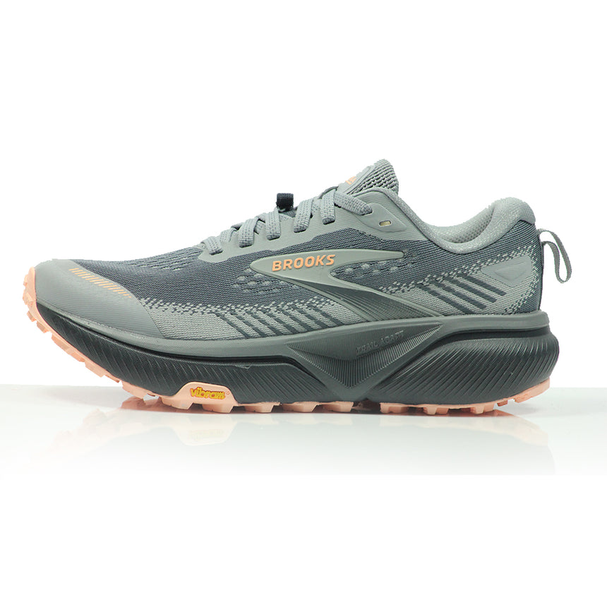 Brooks Cascadia 20 Women's Trail Shoe - Grey/Grey/Peach
