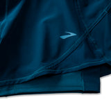 Brooks Chaser 5inch 2in1 Women's Running Short - Ocean Drive