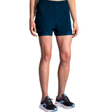 Brooks Chaser 5inch 2in1 Women's Running Short - Ocean Drive