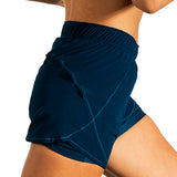 Brooks Chaser 5inch 2in1 Women's Running Short - Ocean Drive