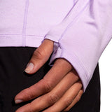 Brooks Dash Half Zip 2.0 Women's Running Top - Htr Purple