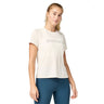 Brooks Dash Reflective Women's Running Short Sleeve Tee - Bone/Reflective