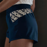 Brooks Dash Reflective Women's Running Short - Reflective Wordmark Indigo