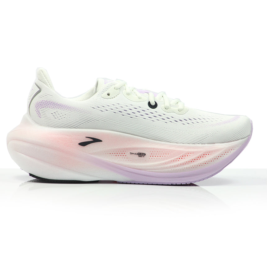 Brooks Glycerin Max 3 Women's Running Shoe - White/HyperIris/Coral