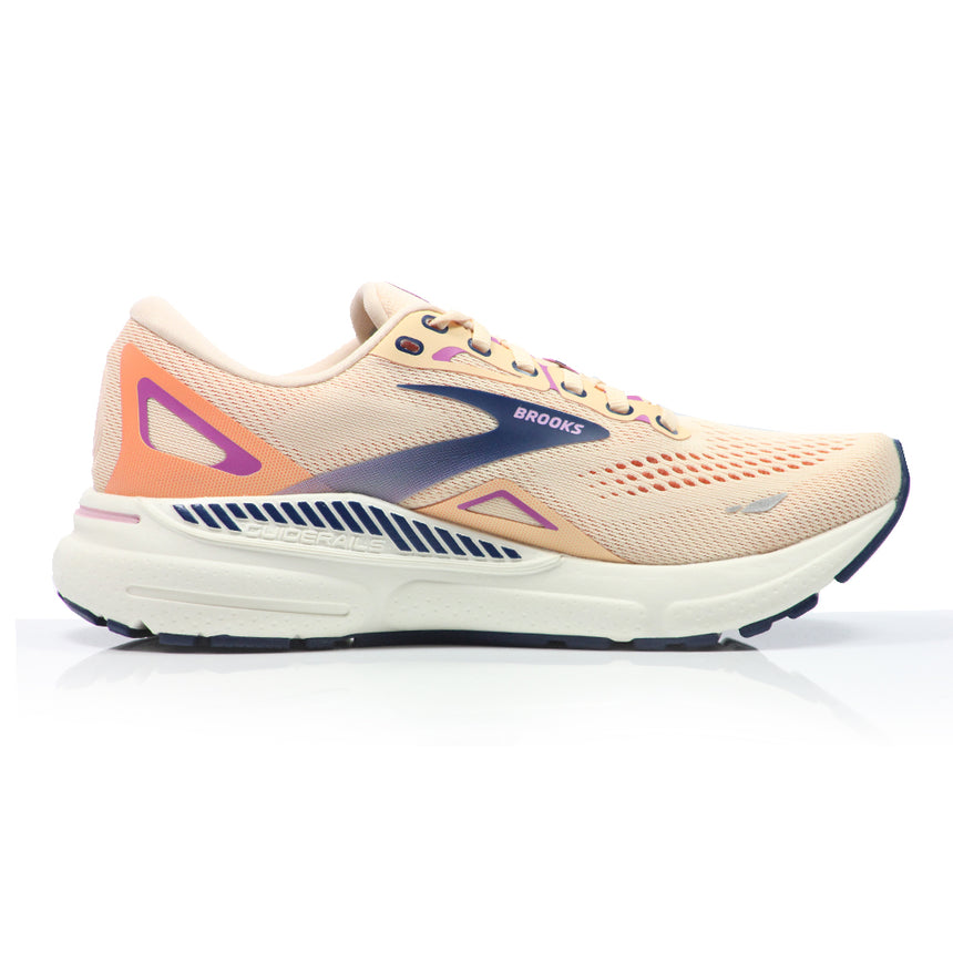 Brooks Adrenaline GTS 23 Women's Running Shoe - Apricot/Estate Blue/Orchid
