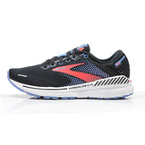 Brooks Adrenaline GTS 22 Women's Running Shoe - Black/Lake Blue/Coral