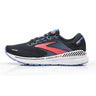 Brooks Adrenaline GTS 22 Women's Running Shoe - Black/Lake Blue/Coral