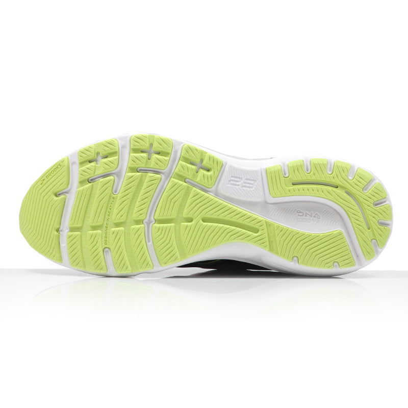 Brooks Adrenaline GTS 23 Women's Wide Fit Running Shoe - Black/Gunmetal/Sharp Green