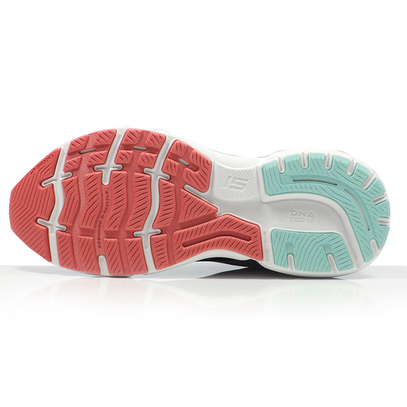 Brooks Ghost 15 Women's Running Shoe - Black/Orange/Raspberry