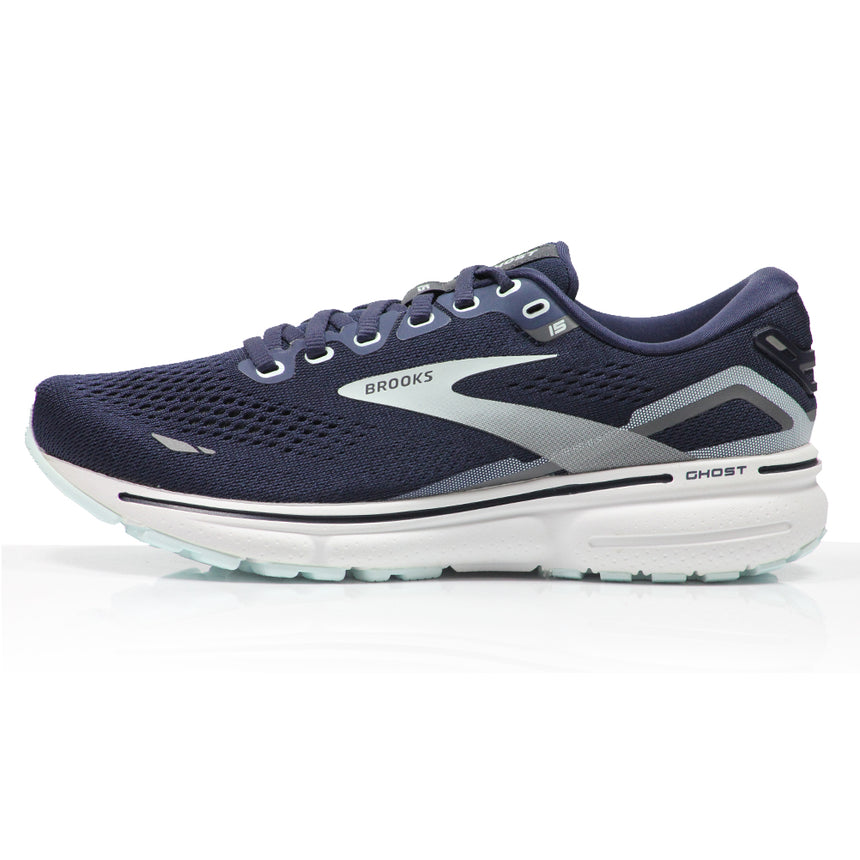 Brooks Ghost 15 Women's Wide Fit Running Shoe - Peacoat/Pearl/Salt Air