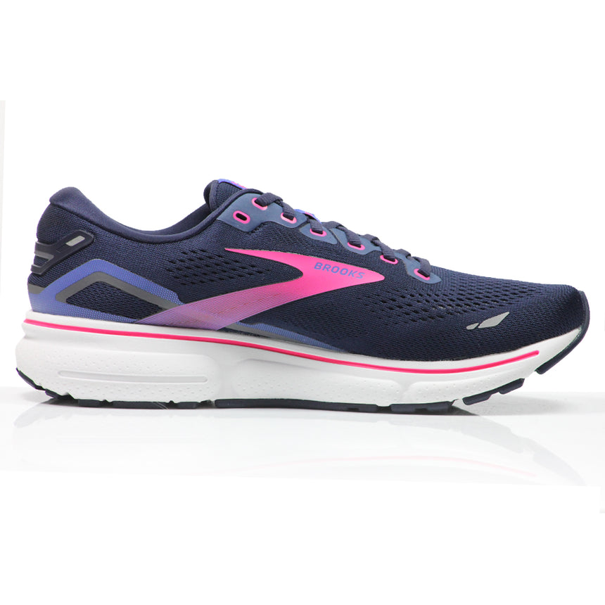 Brooks Ghost 15 Women's Running Shoe - Peacoat/Blue/Pink