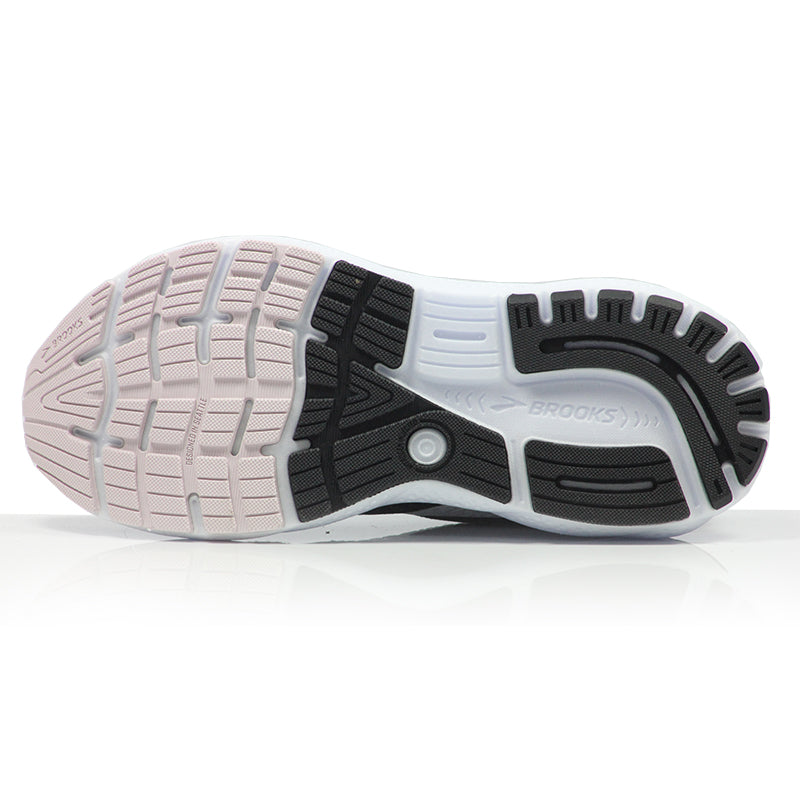 Brooks Ghost 16 Women's Running Shoe - Black/White/Orchid Ice