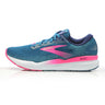 Brooks Ghost 16 GTX Women's Running Shoe - Moroccan Blue/Pink/Yellow