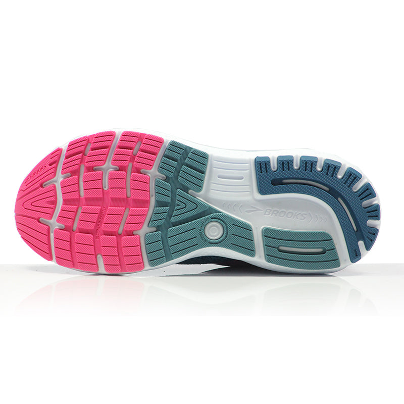 Brooks Ghost 16 GTX Women's Running Shoe - Moroccan Blue/Pink/Yellow
