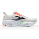 Brooks Ghost 17 Men's Running Shoe - White/Pink Clay/Gecko