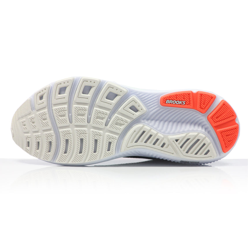 Brooks Ghost 17 Men's Running Shoe - White/Pink Clay/Gecko