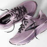 Brooks Ghost 18 Women's Running Shoe - Elderberry/Black